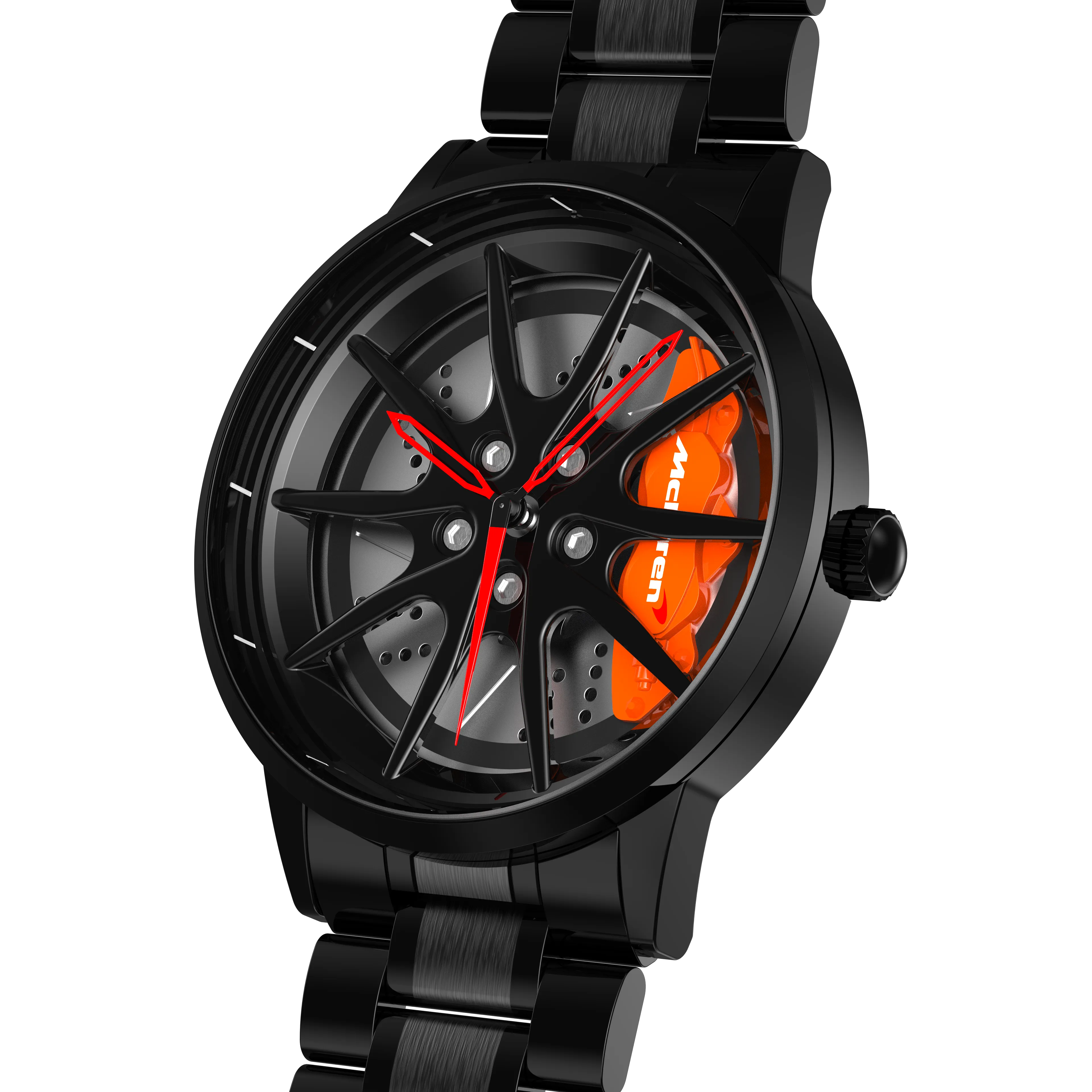 Shop Orange Speedtail 765 Gyro - Metal Strap | VNX Watches