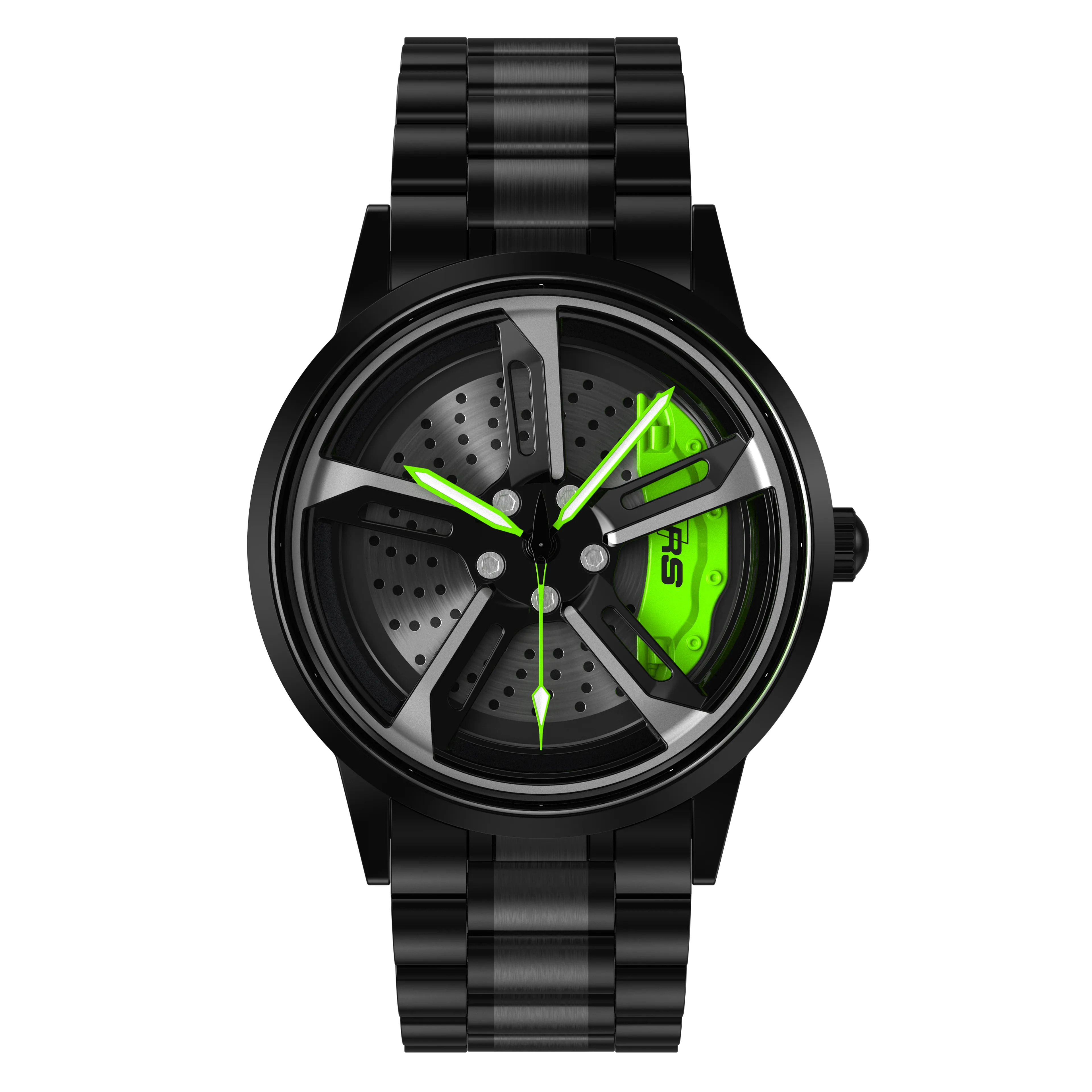 Shop Green Vorsprung RS7 Gyro - Metal Strap | VNX Watches