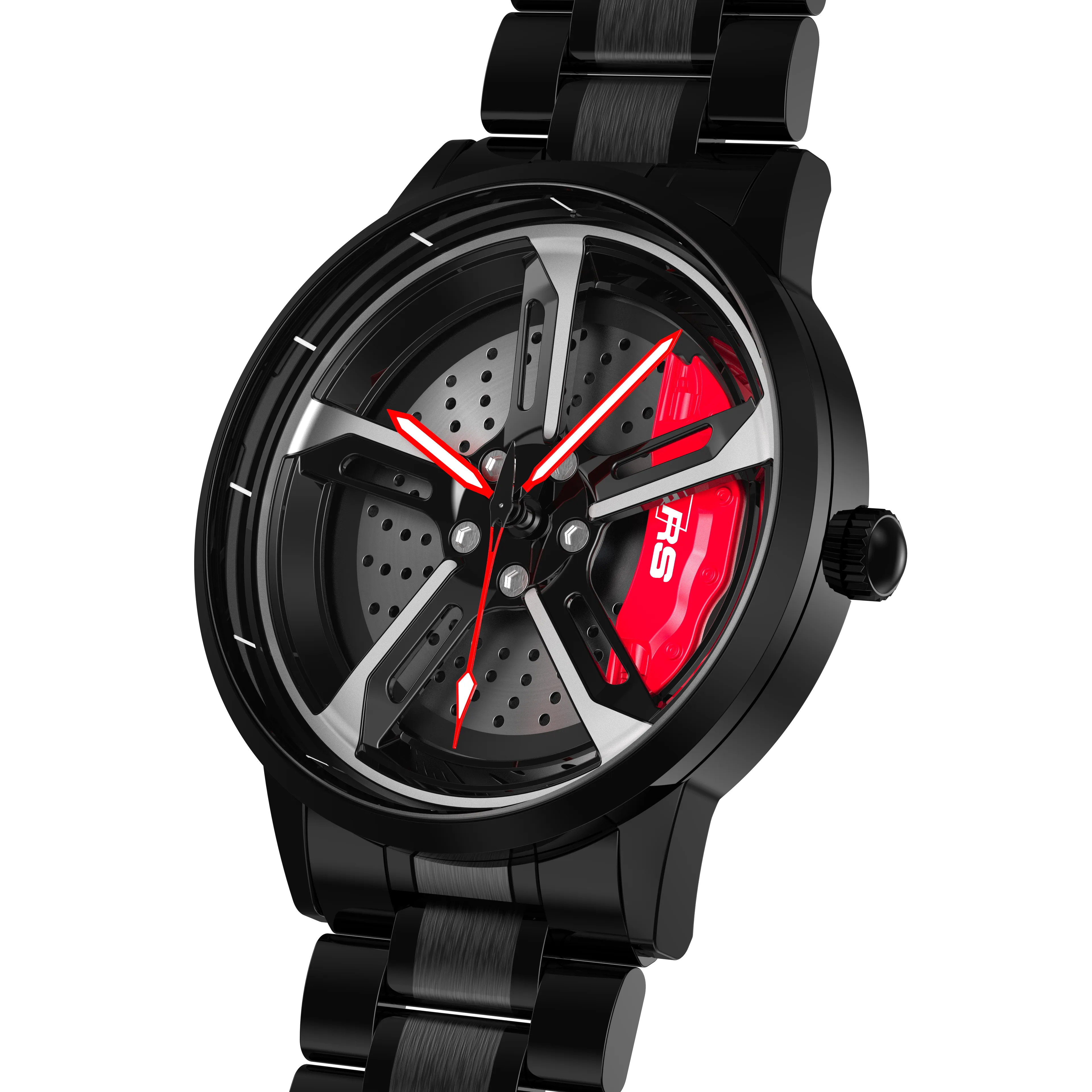 Shop Red Vorsprung RS7 Gyro - Metal Strap | VNX Watches